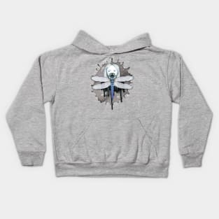 The dragonfly of silence Kids Hoodie